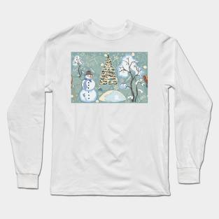 Snowman Long Sleeve T-Shirt